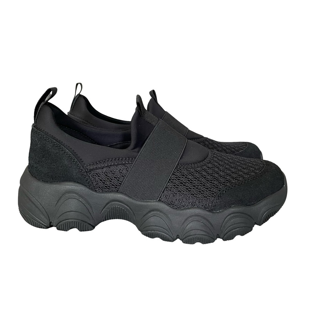 Alegría Sleek Joy Black Slip-On Sneakers Size 8.5 39